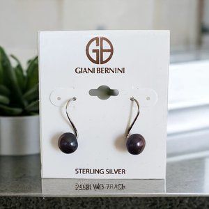 GIANI BERNINI Black Freshwater Pearl Earrings